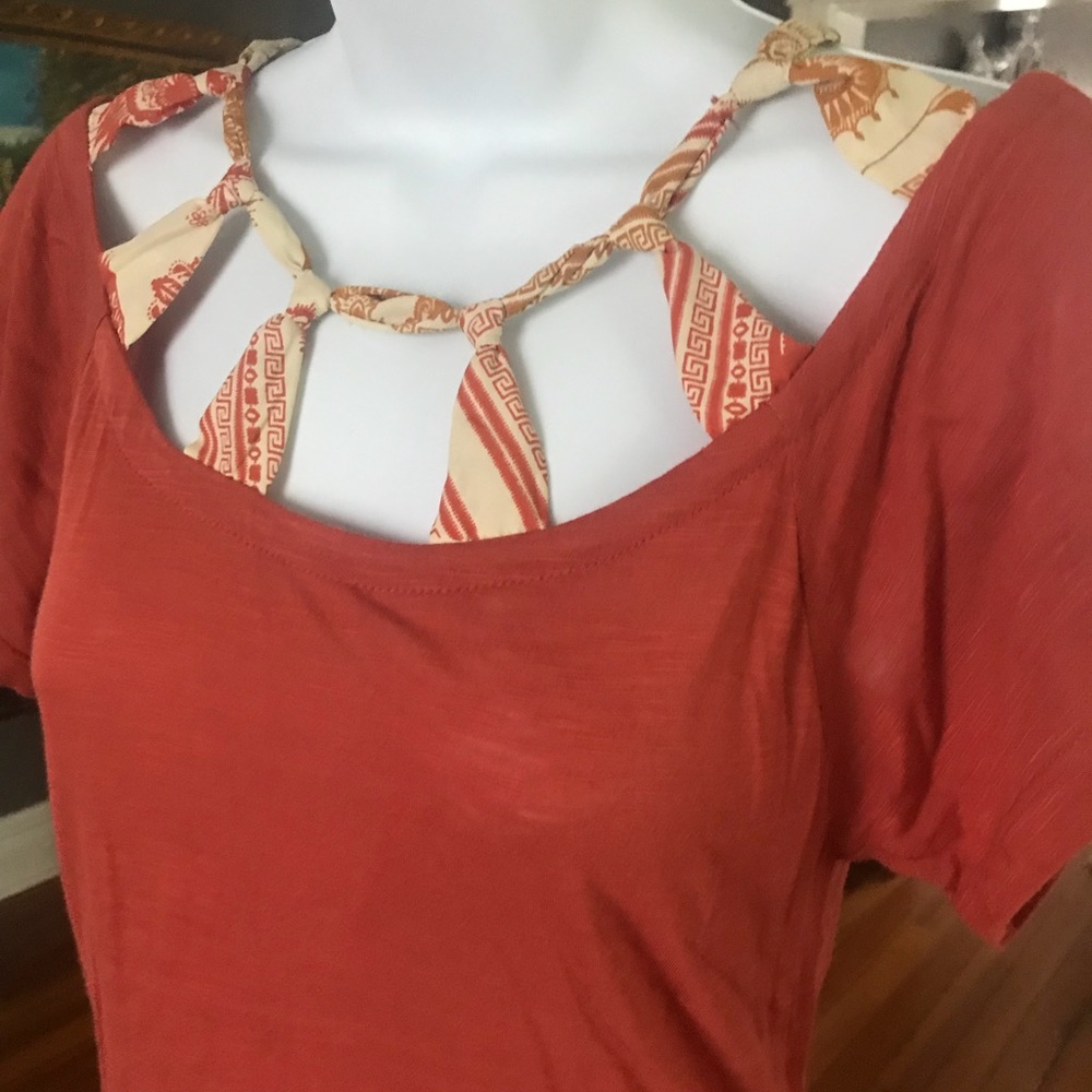 Top with scarf detail